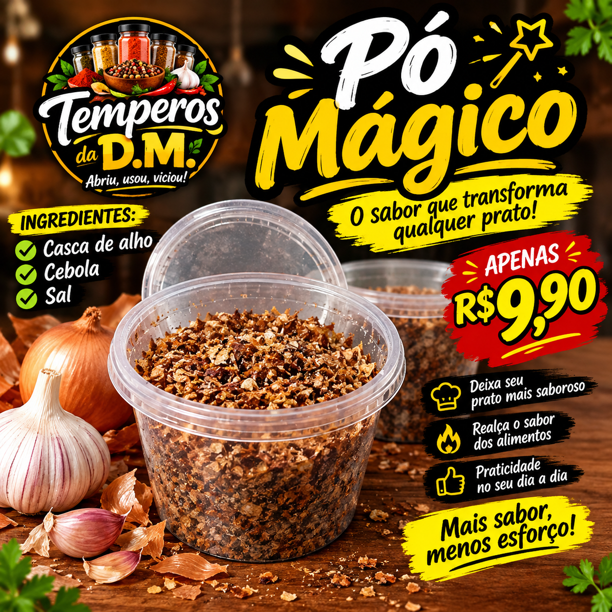 Pó Mágico — tempero em pó